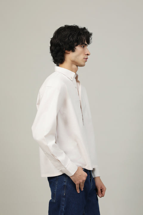 BUTTON DOWN OXFORD BOXY FIT SHIRT