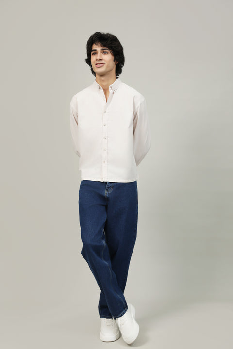 BUTTON DOWN OXFORD BOXY FIT SHIRT