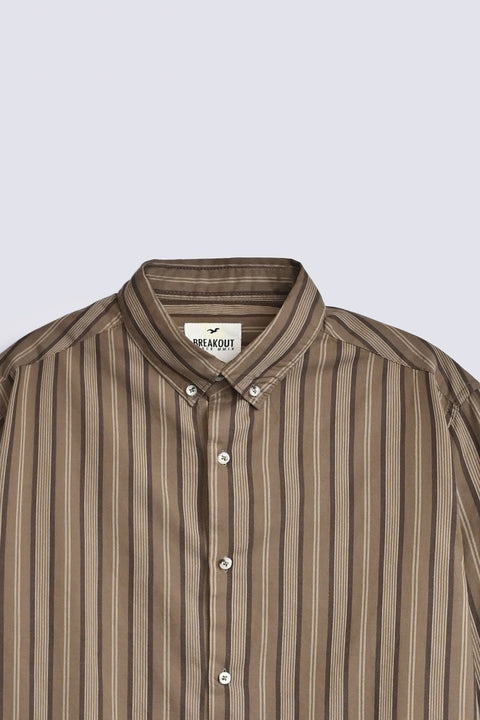 BUTTON DOWN STRIPED SHIRT