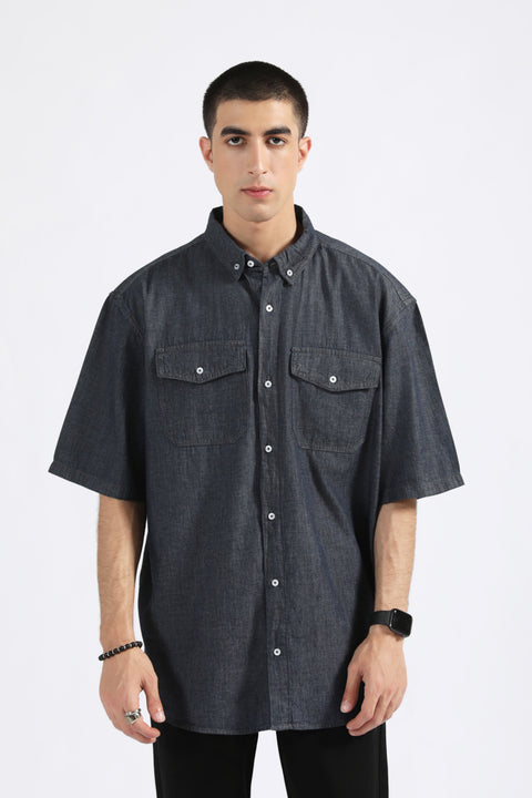 BAGGY FIT DENIM SHIRT