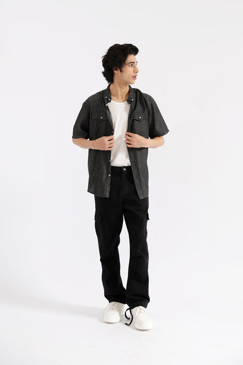 BAGGY FIT DENIM SHIRT