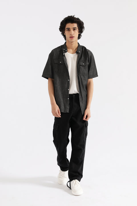 BAGGY FIT DENIM SHIRT