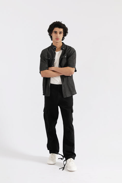 BAGGY FIT DENIM SHIRT