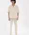 BAGGY FIT RESORT COLLAR LINEN SHIRT