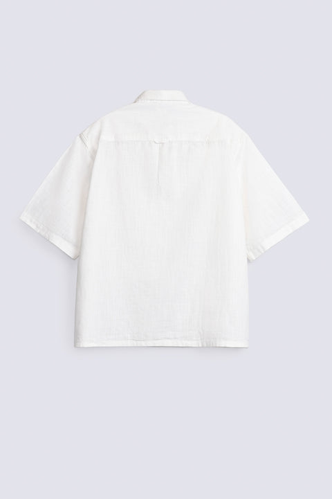BAGGY FIT TEXTURED POLO SHIRT