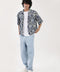 BOXY FIT RESORT COLLAR LINEN SHIRT