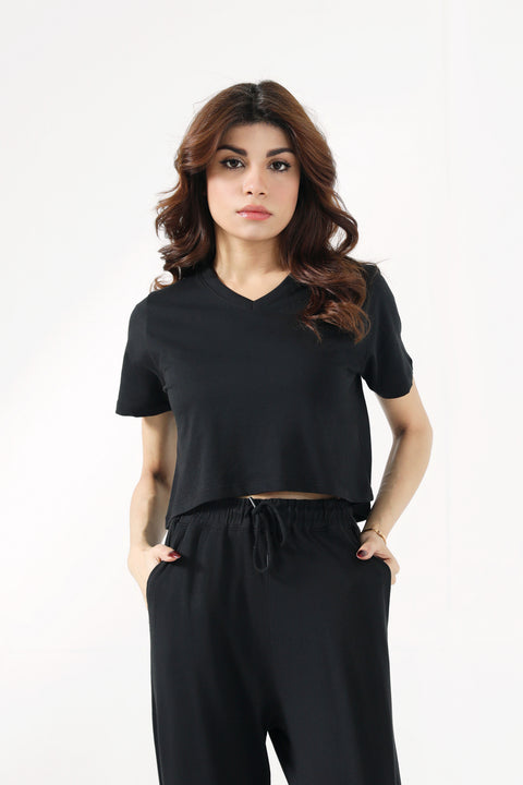 BASIC CROPPED TEE