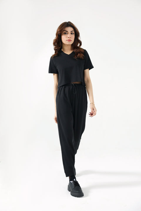 BASIC CROPPED TEE