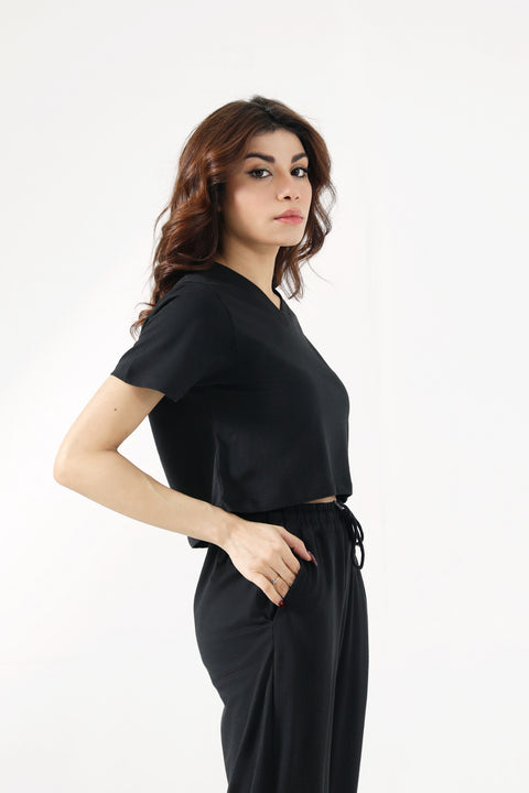 BASIC CROPPED TEE