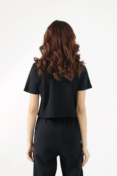 BASIC CROPPED TEE