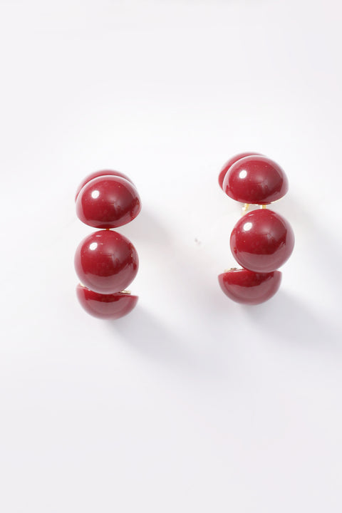 BUBBLE HOOP EARRINGS