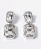 EMERALD CUT DROP EARRINGS