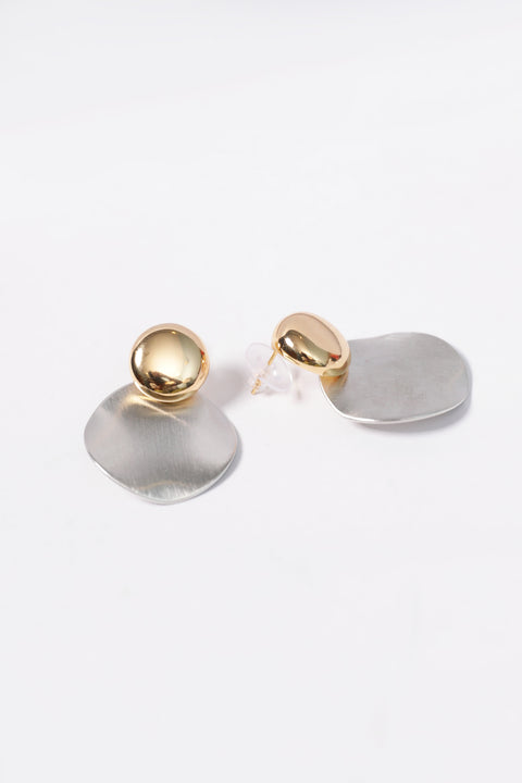 DISC DROP EARRINGS