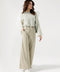 PRINTED TOP WITH BELL SLEEVES
