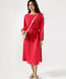 BLETED LONG DRESS