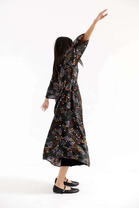 LONG KIMONO DRESS