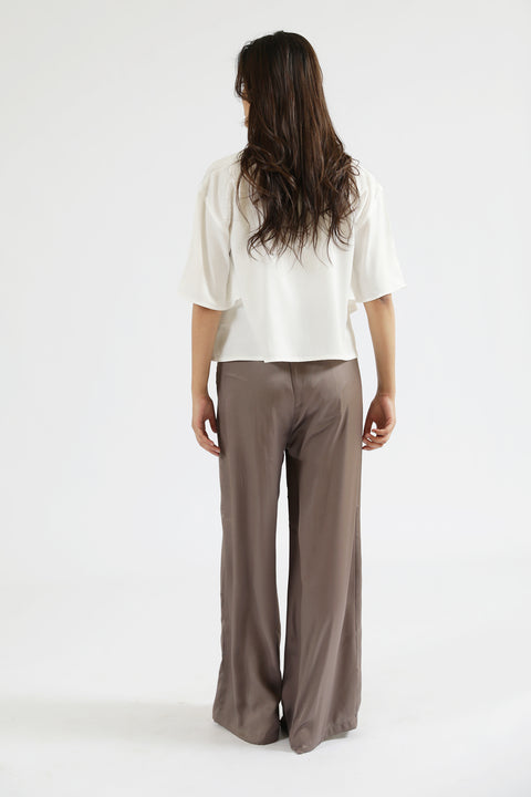 V-NECK TOP WITH SLEEVE DETAIL