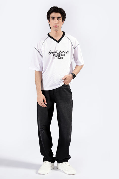 BOXY FIT TEXTURED TEE
