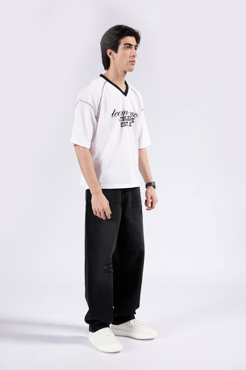 BOXY FIT TEXTURED TEE