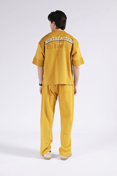 BOXY FIT CONTRAST PANEL GRAPHIC TEE