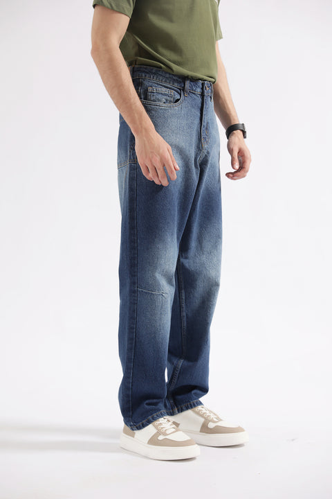 WIDE LEG FIT DENIM