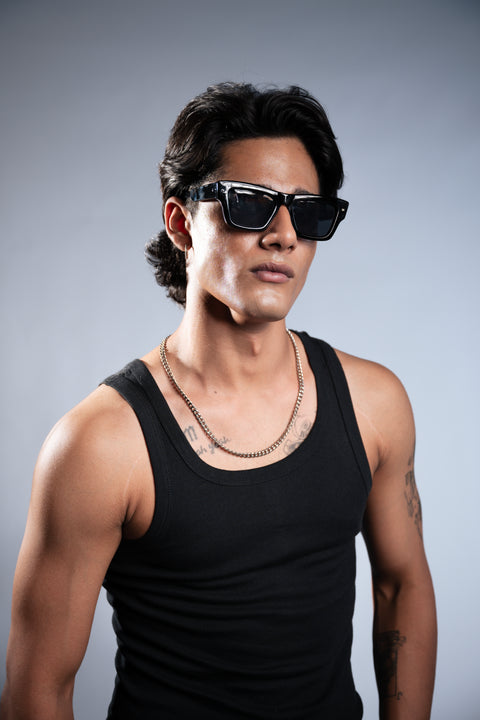 ONYX SQUARE SUNGLASSES