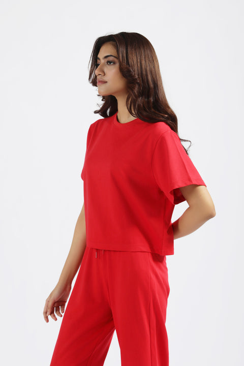 TEXTURED BOX FIT TEE