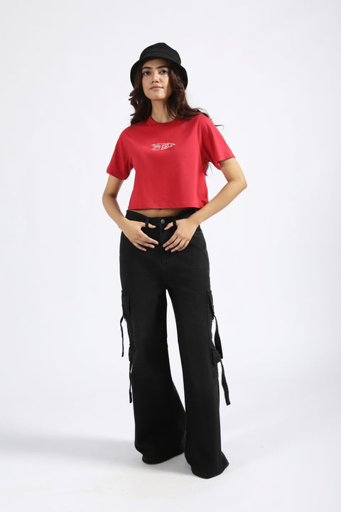 CROPPED GRAPHIC TEE