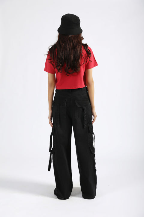 CROPPED GRAPHIC TEE