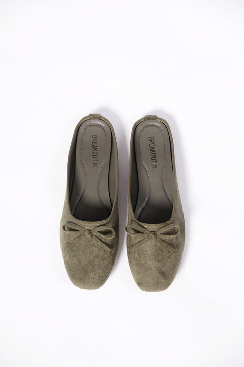 SUEDE MULES