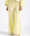EMBROIDERED WIDE LEG PANTS