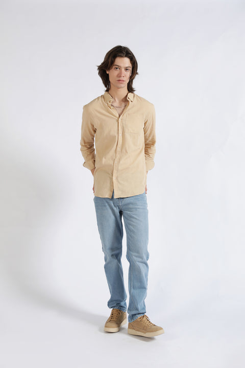 BUTTON DOWN LINEN SHIRT