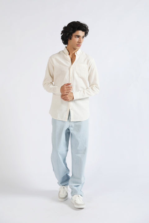 BUTTON DOWN LINEN SHIRT