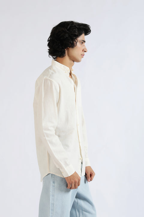 BUTTON DOWN LINEN SHIRT