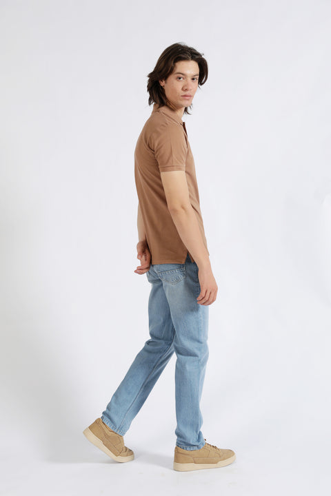 TEXTURED PIQUE POLO