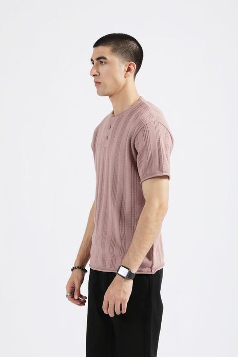KNITTED HENLEY