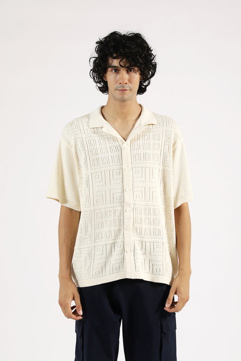 BUTTON DOWN KNITTED POLO
