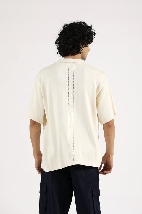 BUTTON DOWN KNITTED POLO