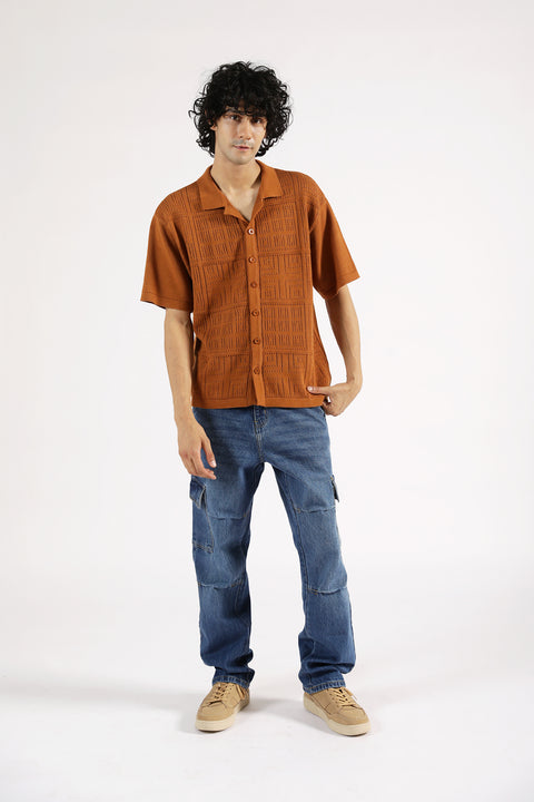 BUTTON DOWN KNITTED POLO