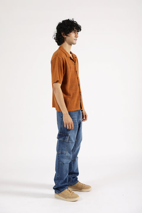 BUTTON DOWN KNITTED POLO
