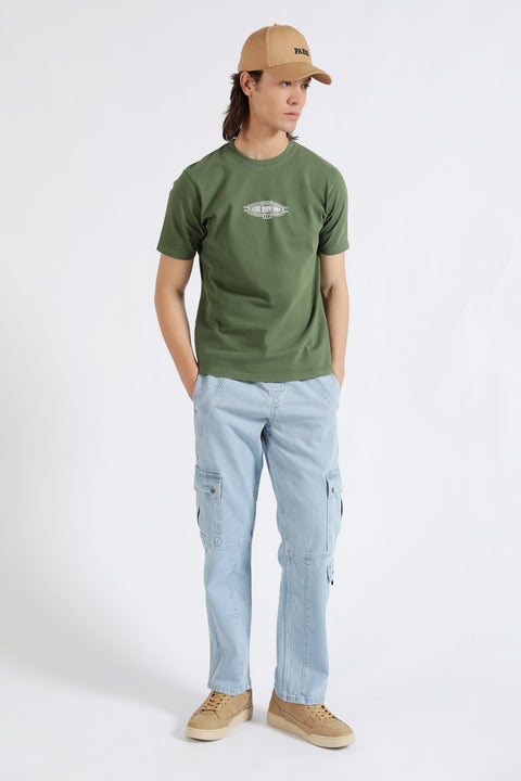 ENZYME WASH GRAPHIC TEE
