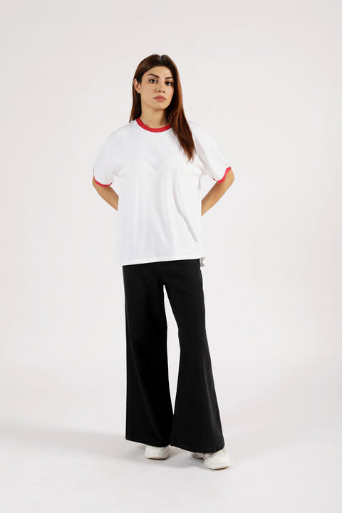OVERSIZED CONTRAST TEE