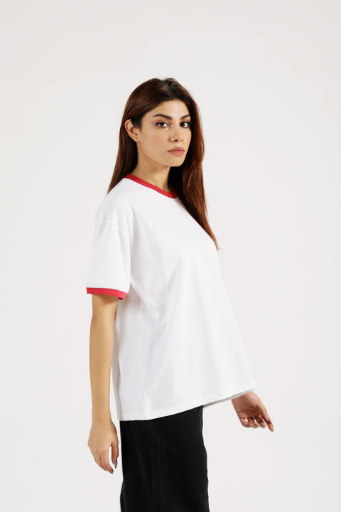 OVERSIZED CONTRAST TEE