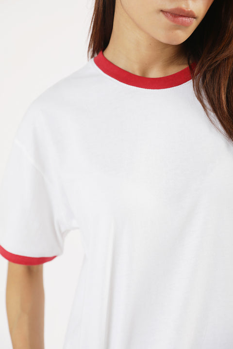 OVERSIZED CONTRAST TEE