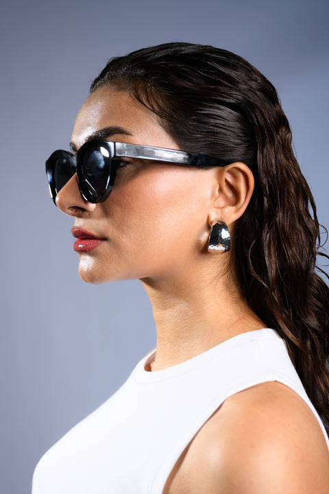 TORTOISE SHELL MATTE SUNGLASSES