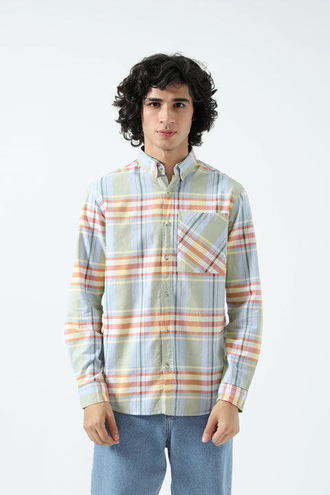 BUTTON DOWN CHECK SHIRT
