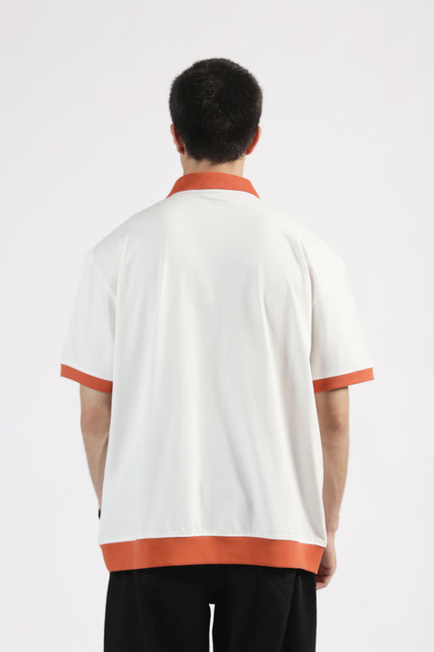 BAGGY FIT COLORBLOCK POLO