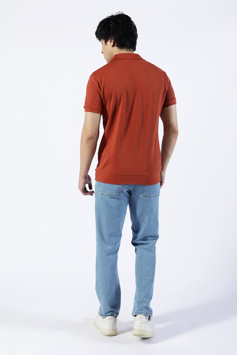 JOHNNY COLLAR TEXTURED POLO