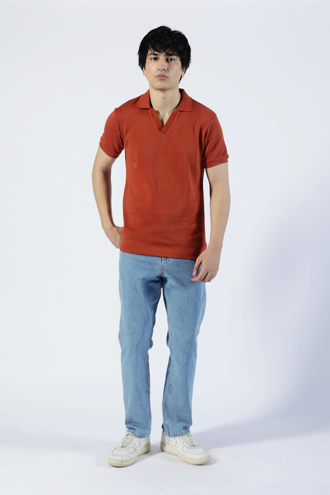 JOHNNY COLLAR TEXTURED POLO