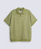 BAGGY FIT TEXTURED JOHNNY COLLAR POLO